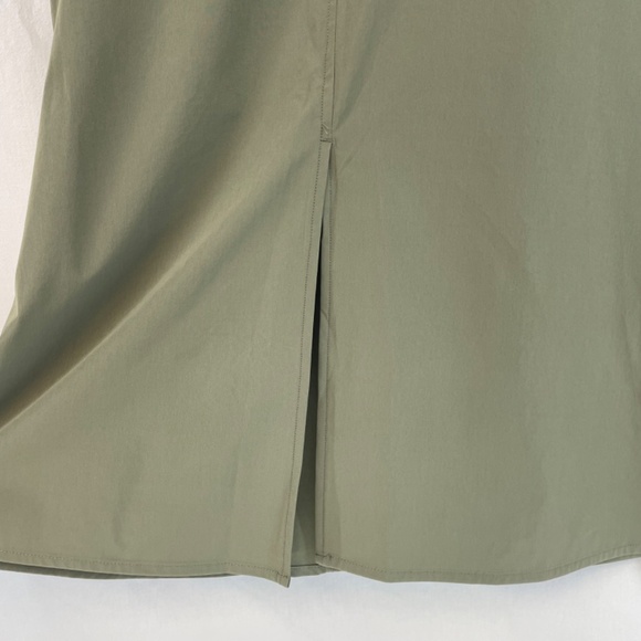 Ardene Maxi Skirt Women Large Army Green Lightweight Adjustable - Picture 11 of 15